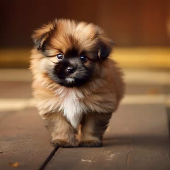 Shih Pom Puppy